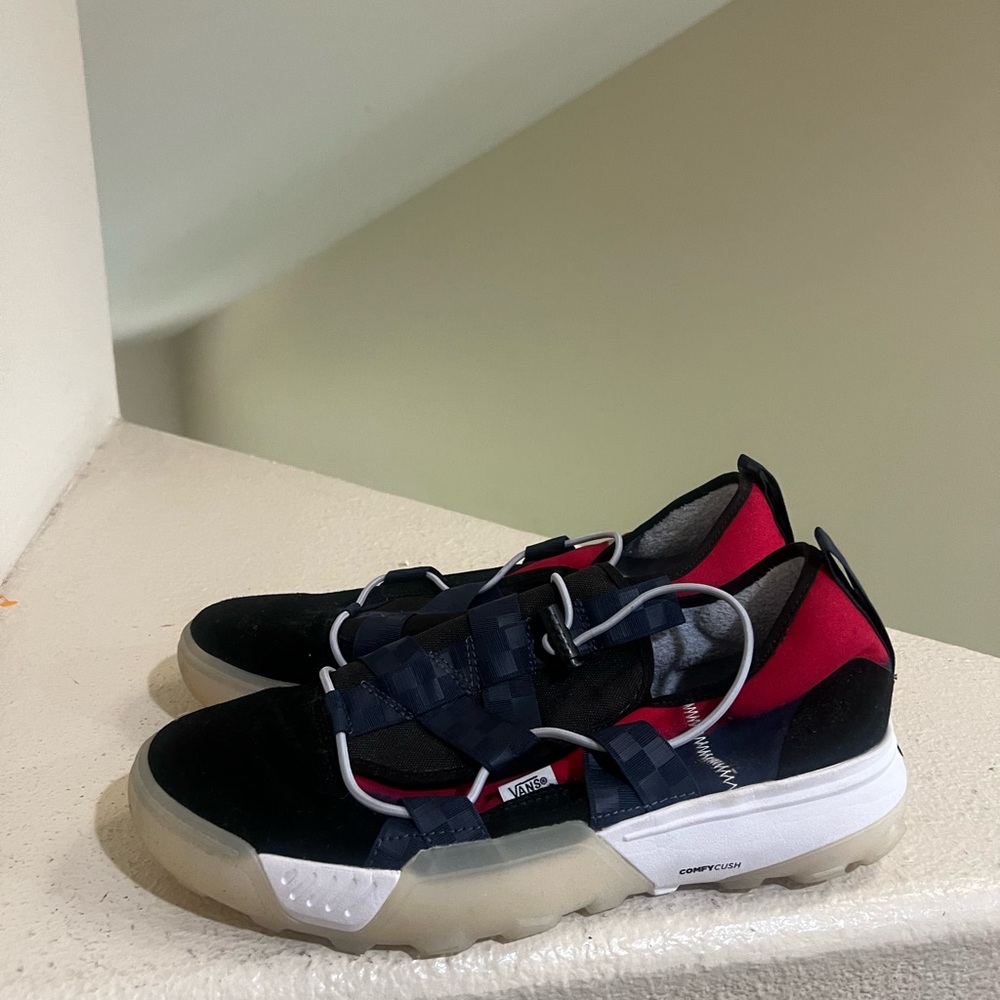 Vans Shiki Slipper Fusion Dress Blues Red Men 10.5 Women 12 VN0A7TNI6OH Rare